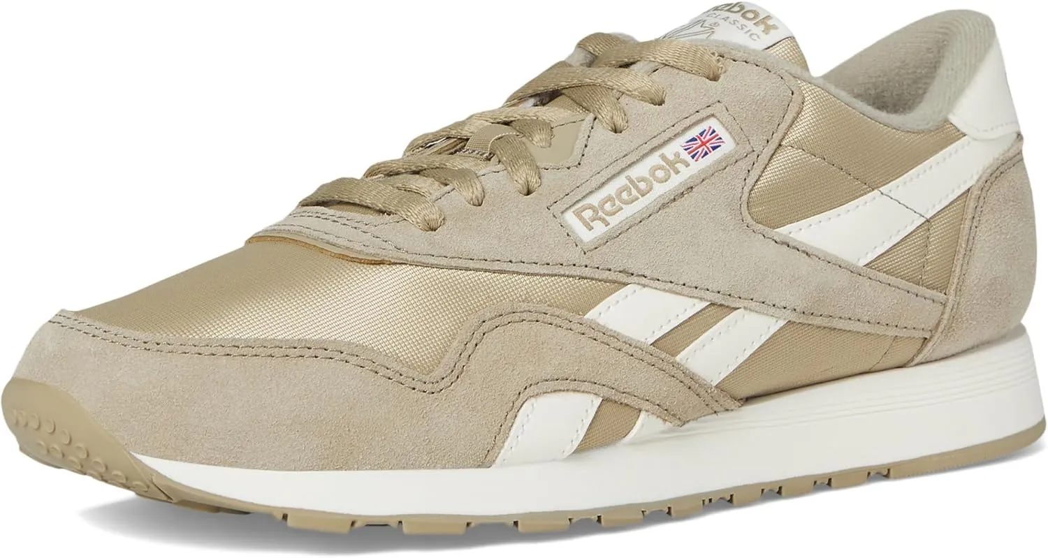 Reebok Mens Classic Cushioned Footbed Faux Leather Running & Training Shoes