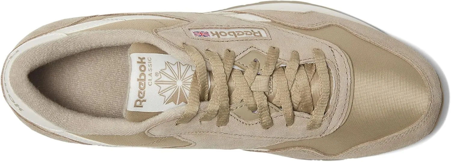 Reebok Mens Classic Cushioned Footbed Faux Leather Running & Training Shoes