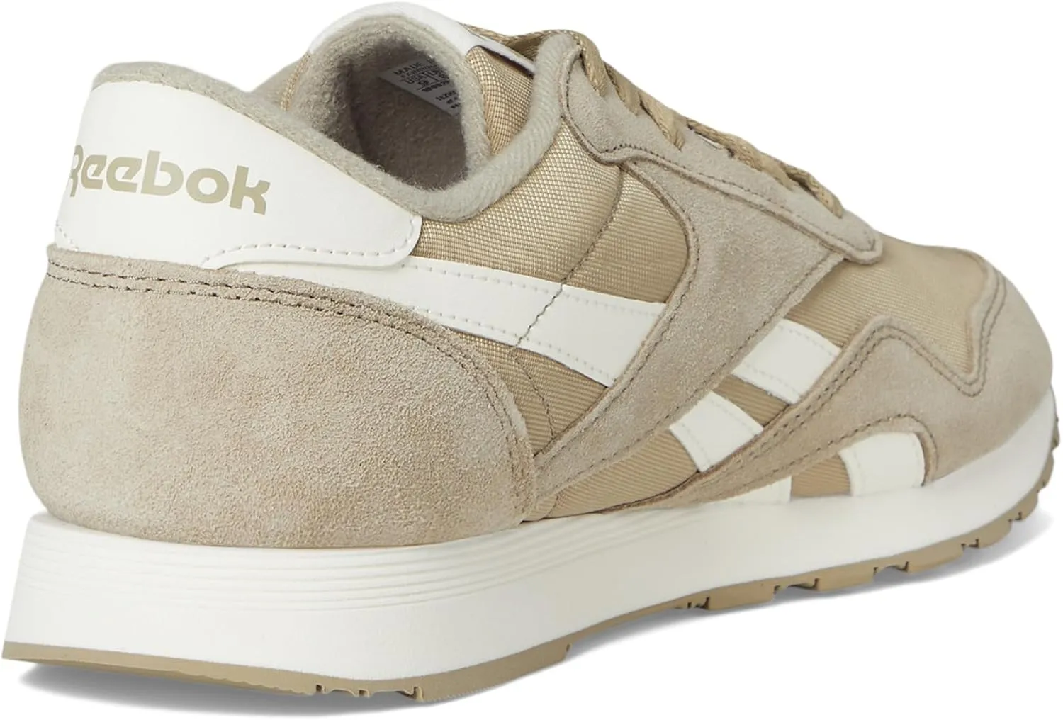 Reebok Mens Classic Cushioned Footbed Faux Leather Running & Training Shoes