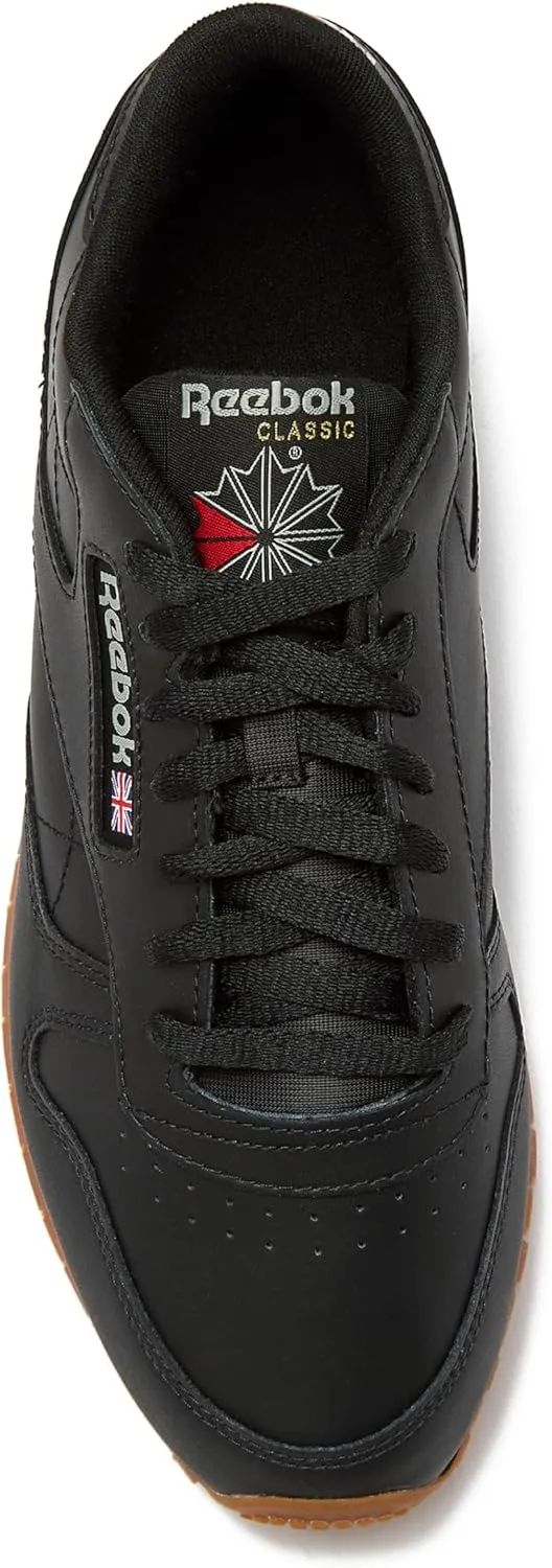 Reebok Men's Classic Leather Sneakers Black Or White Tennis Shoes