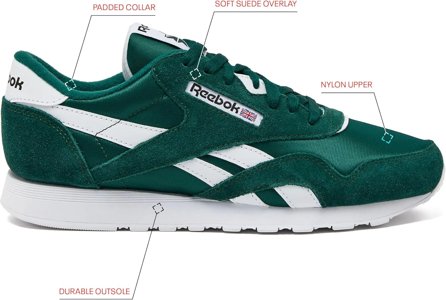 Reebok Men's Classic Nylon Sneaker