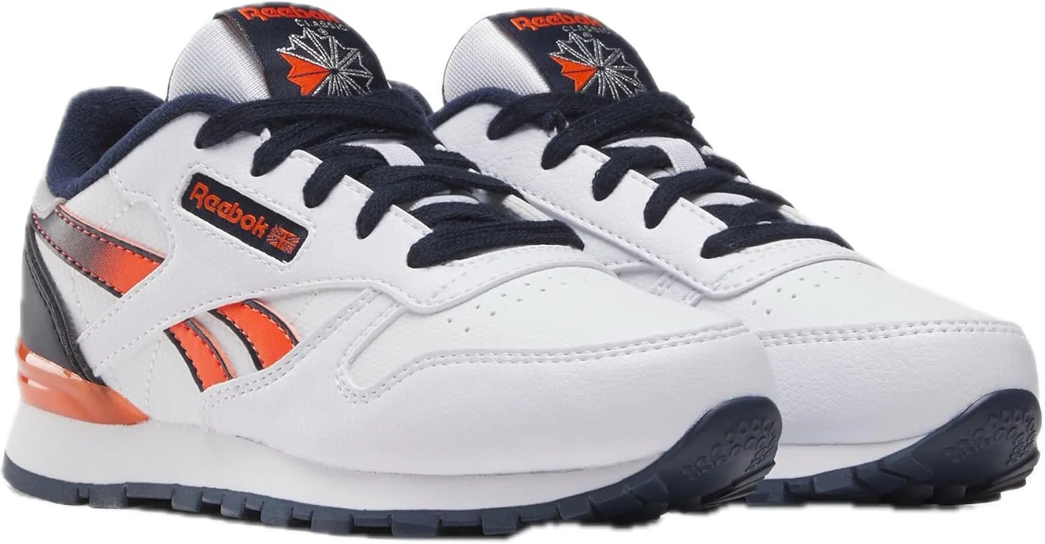 Reebok Unisex-Child Kid's Classic Leather Step N' Flash Sneaker