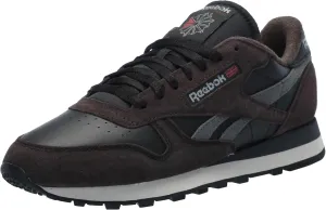 Reebok Unisex Classic Leather Sneakers Legacy, Black/Dark Matter/Grey 5, 7.5 US Men