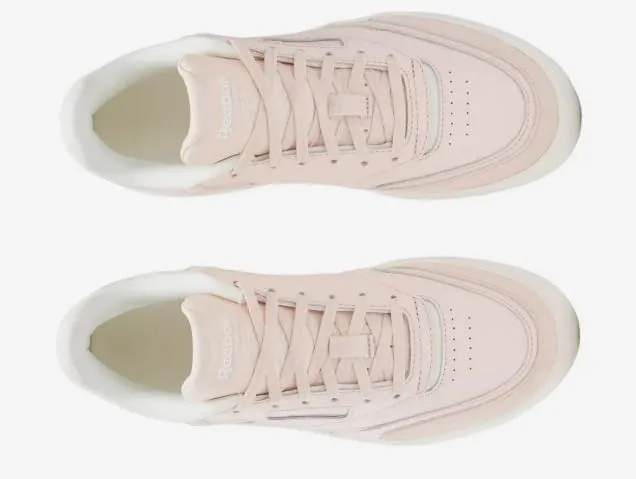 Reebok Womens Club C Extra Platform Sneakers for Women Legacy