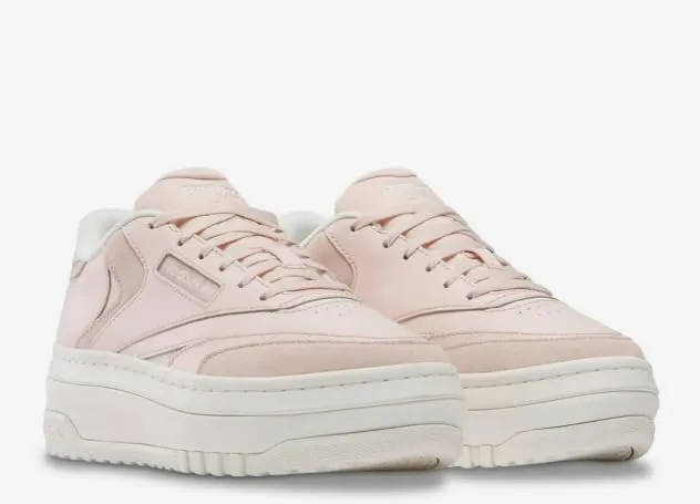 Reebok Womens Club C Extra Platform Sneakers for Women Legacy
