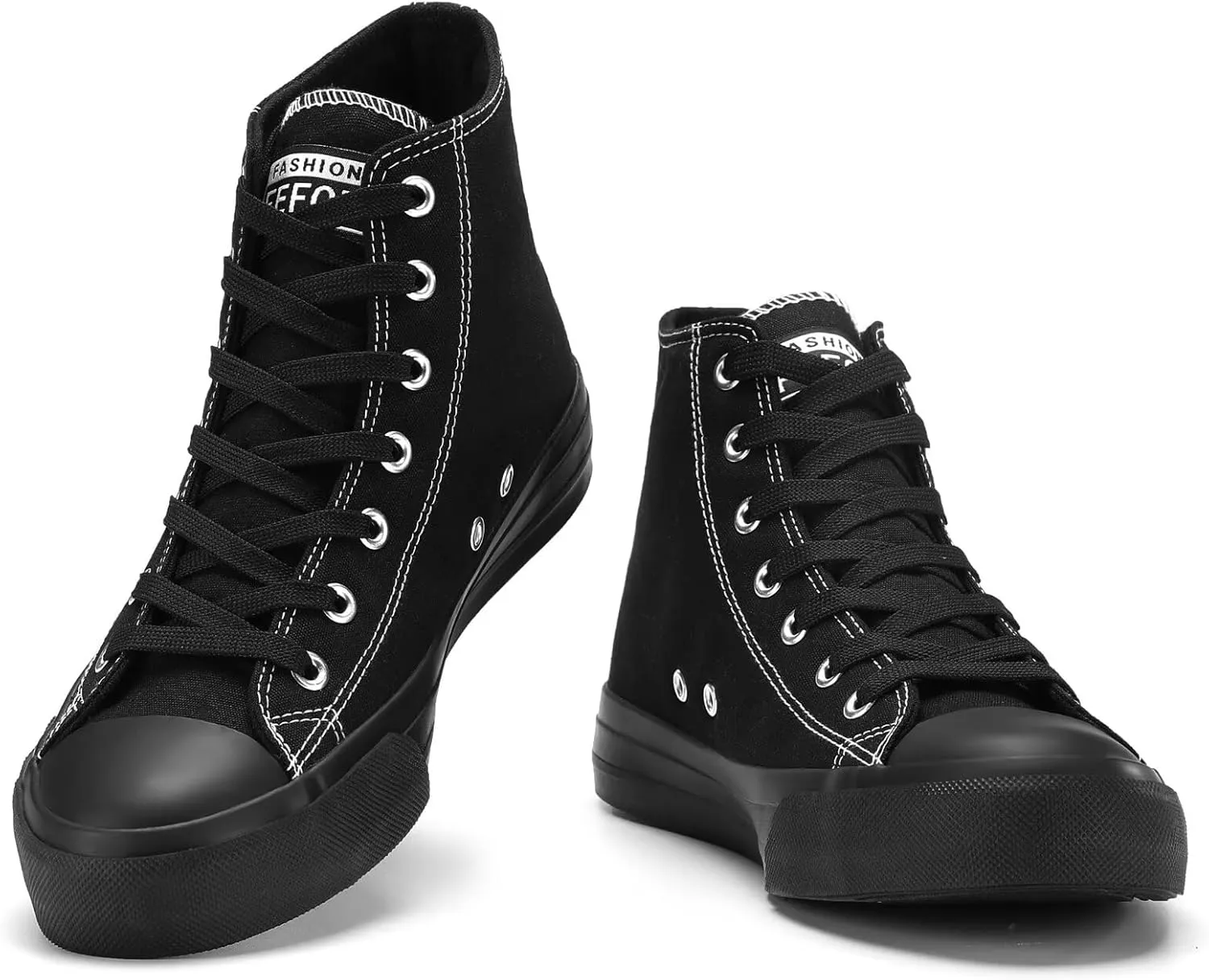 Rorbte Womens High Top Sneakers for Women Classic Lace Up Cotton Canvas Shoes Womens Casual Canvas Walking Shoes