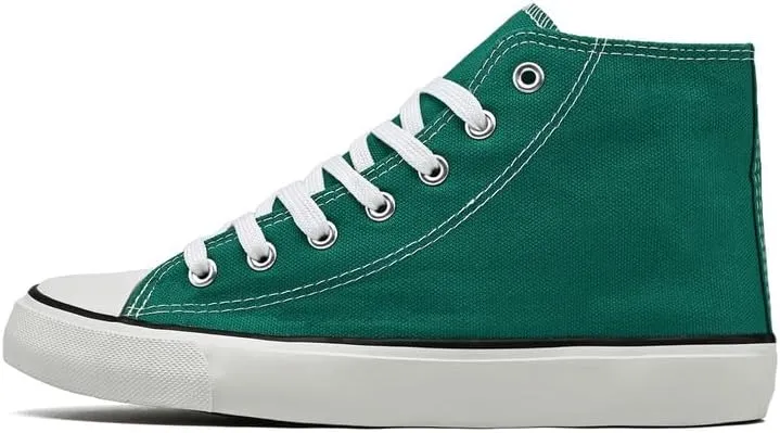 rosyclo Women's High Top Canvas Sneakers Fashion Lace-up Classic Casual Walking Shoes