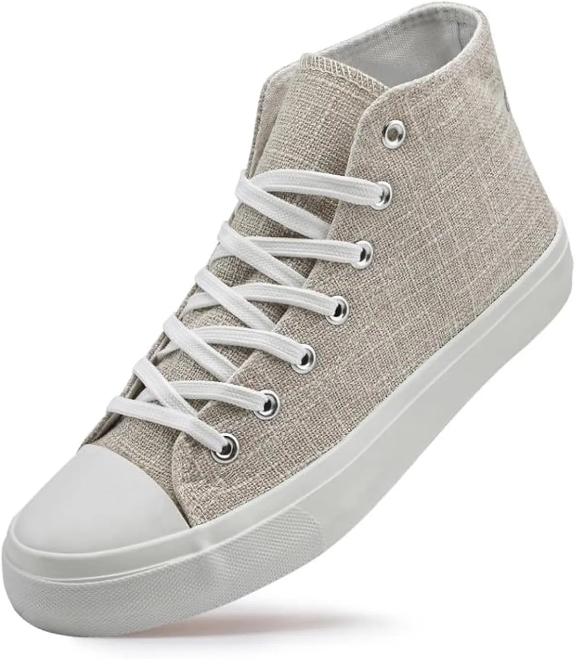 rosyclo Women's High Top Canvas Sneakers Fashion Lace-up Classic Casual Walking Shoes