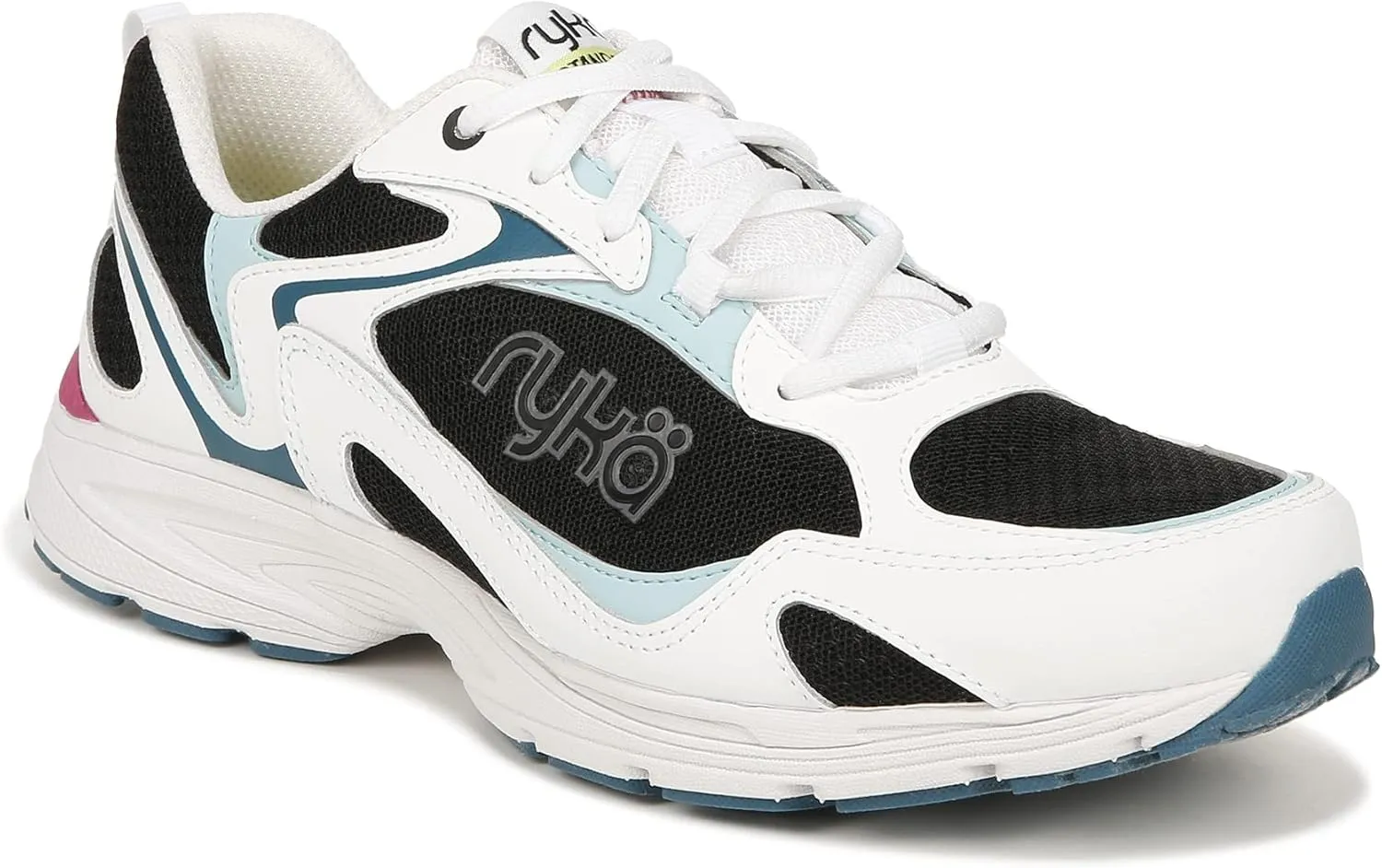 Ryka Womens Standout Walking Shoes White Multi 8 W