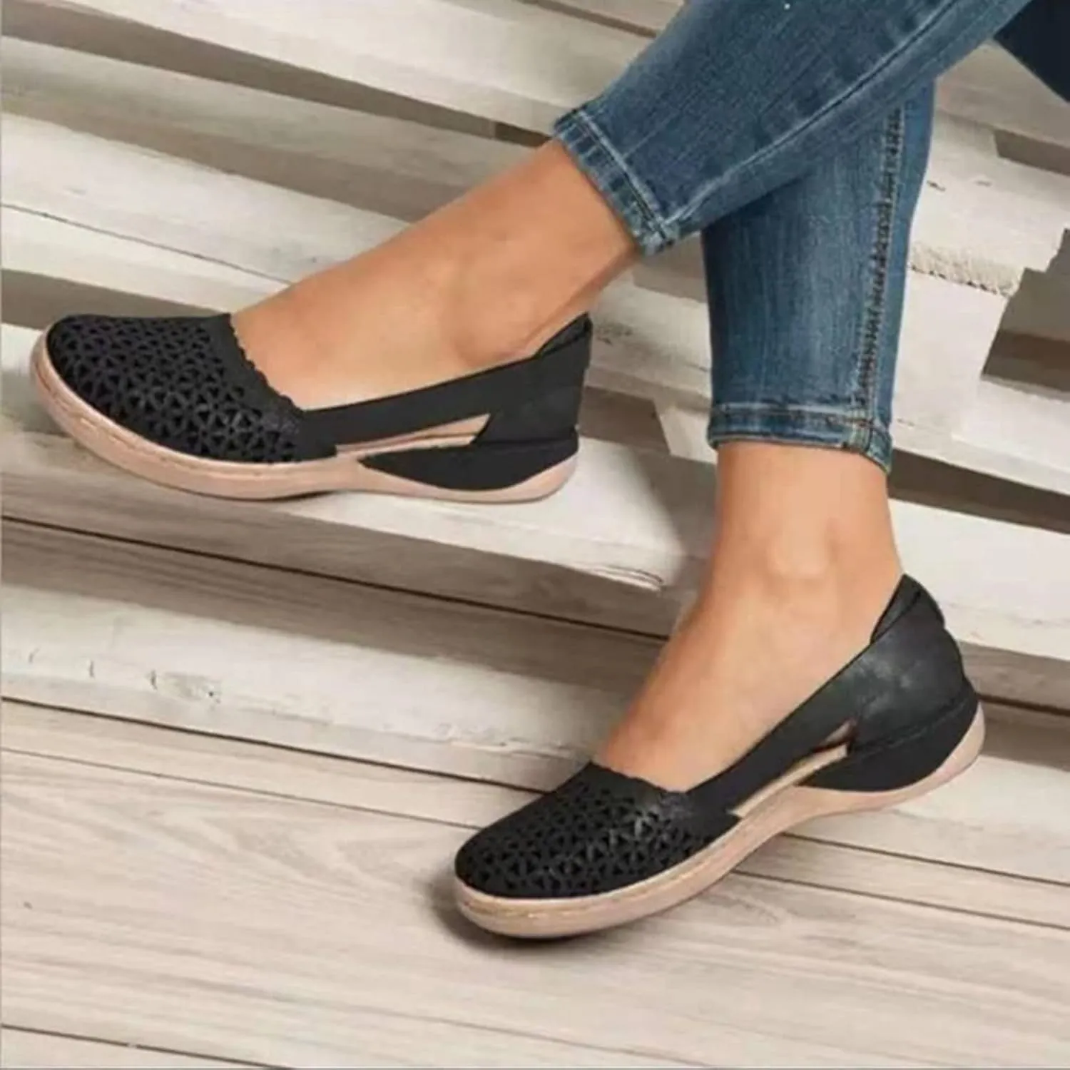 Sandals for Women Dressy Summer Espadrille Wedge with Ankle Straps Closed Toe Canvas Sandals Closed Toe Sandals 2024