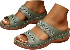 Sandals for Women Dressy Summer, Womens Sandals Comfy Platform Sandal Shoes Comfortable Summer Beach Travel Sandals