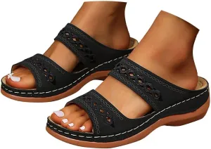 Sandals for Women Dressy Summer, Womens Sandals Comfy Platform Sandal Shoes Comfortable Summer Beach Travel Sandals