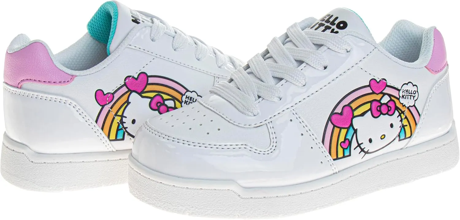 Sanrio Hello Kitty Sneakers for Girls - Kids Lightweight Athletic Breathable Casual Shoes (Little Kid - Big Kid)