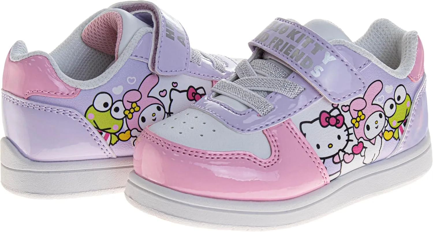 Sanrio Hello Kitty Sneakers for Girls - Kids Lightweight Athletic Breathable Casual Shoes (Toddler - Little Kid)