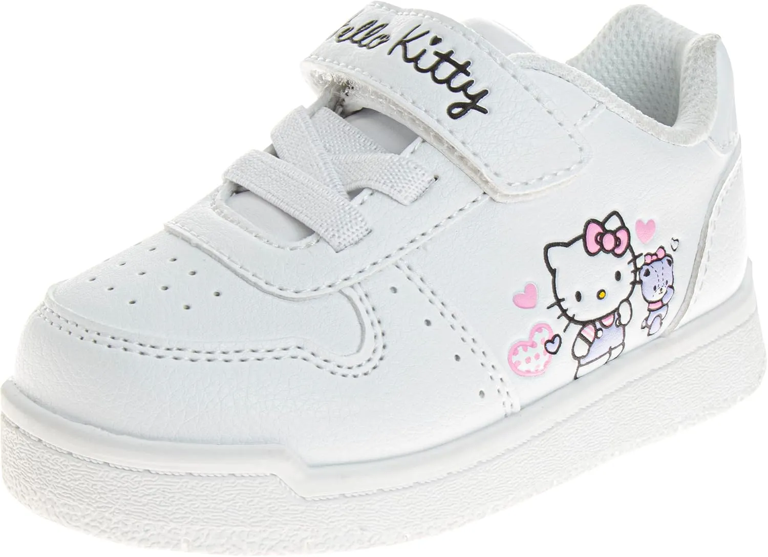 Sanrio Hello Kitty Sneakers for Girls - Kids Lightweight Athletic Breathable Casual Shoes (Toddler - Little Kid)