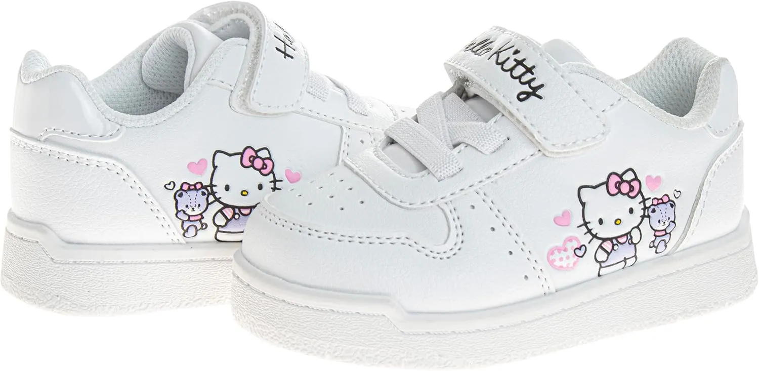Sanrio Hello Kitty Sneakers for Girls - Kids Lightweight Athletic Breathable Casual Shoes (Toddler - Little Kid)