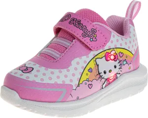 Sanrio Hello Kitty Sneakers - Lightweight Athletic Breathable Girls Shoes (Toddler-Little Kid)