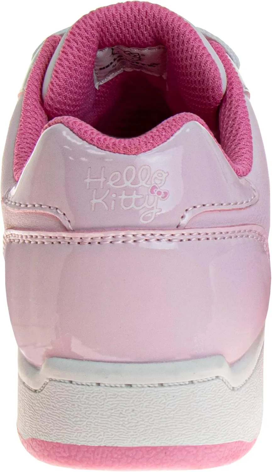 Sanrio Hello Kitty Women's Sneakers - Lightweight Athletic Breathable Running Tennis Shoes - White (Womens-Adult)