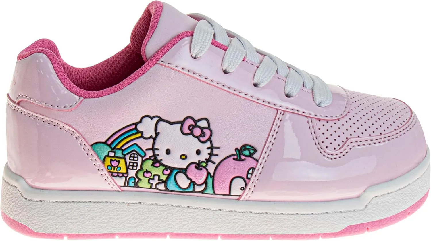 Sanrio Hello Kitty Women's Sneakers - Lightweight Athletic Breathable Running Tennis Shoes - White (Womens-Adult)