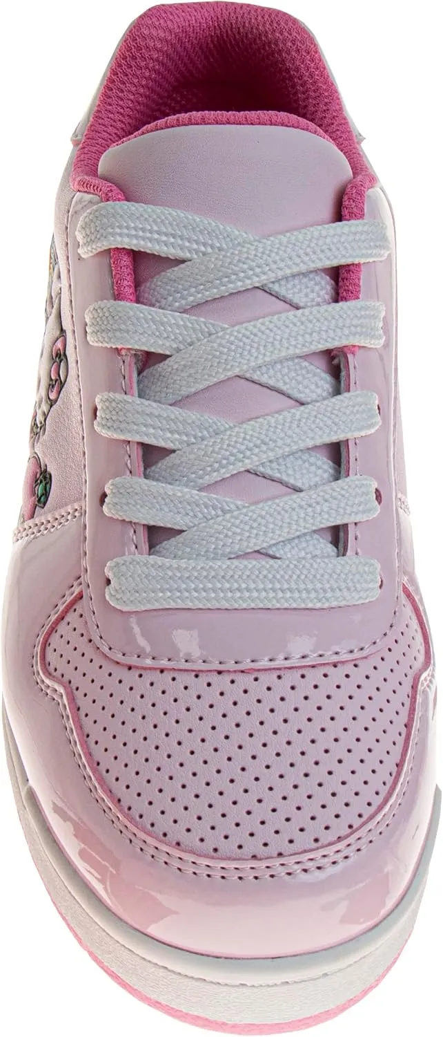 Sanrio Hello Kitty Women's Sneakers - Lightweight Athletic Breathable Running Tennis Shoes - White (Womens-Adult)