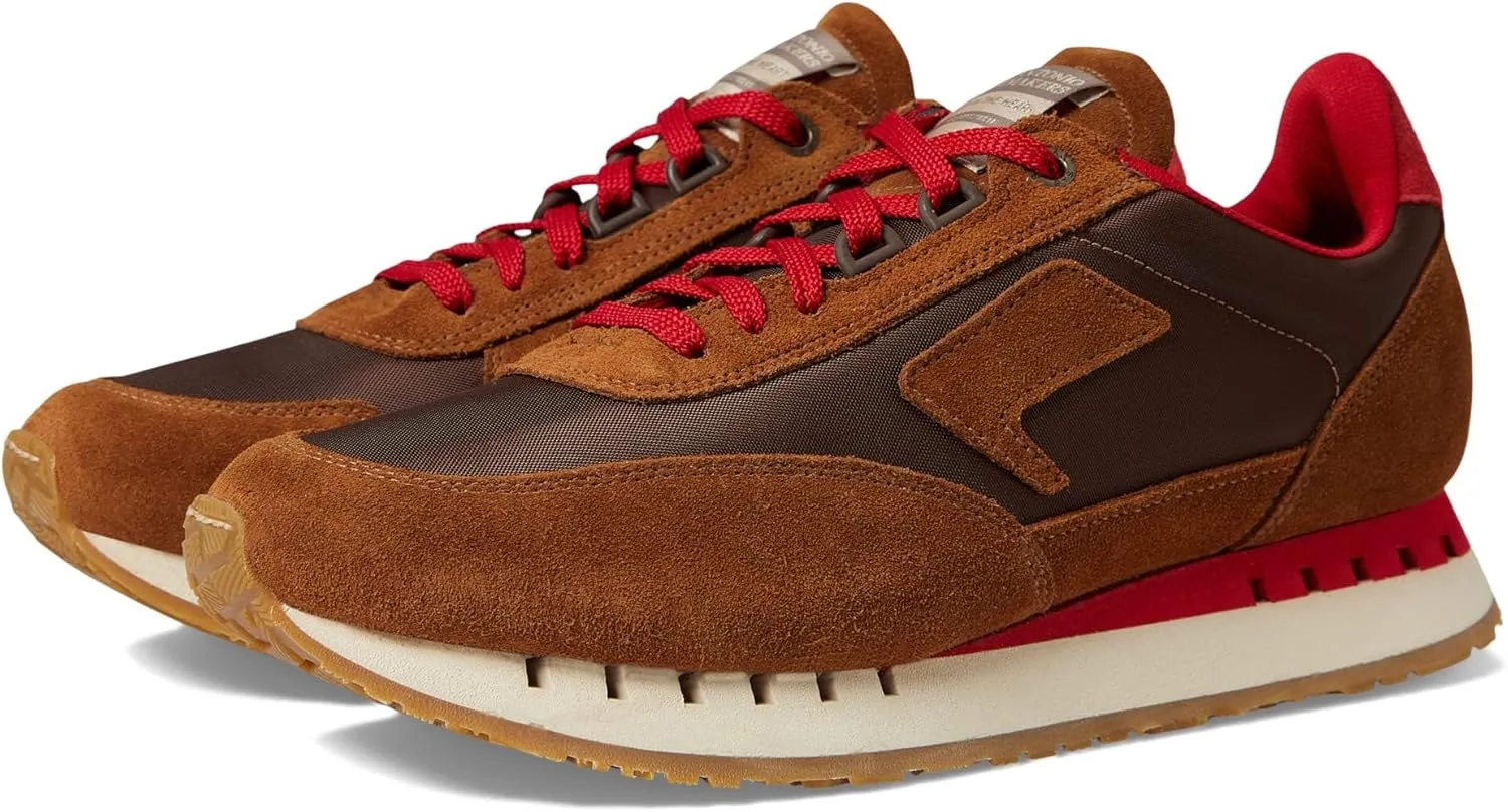 SAS® 7Eventy6ix-Y Running Shoes for Men – Leather and Textile Construction – Almond Toe – Lace-up Closure