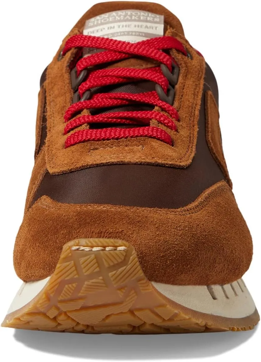 SAS® 7Eventy6ix-Y Running Shoes for Men – Leather and Textile Construction – Almond Toe – Lace-up Closure
