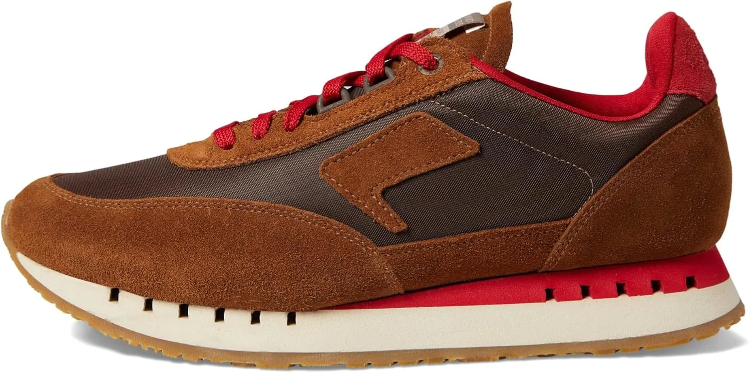 SAS® 7Eventy6ix-Y Running Shoes for Men – Leather and Textile Construction – Almond Toe – Lace-up Closure
