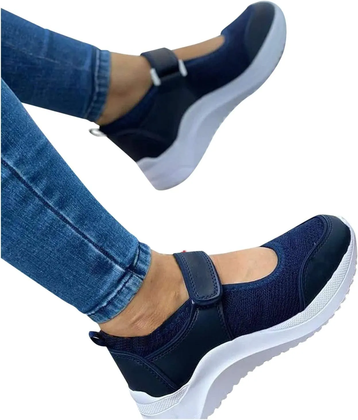 SBGMoSJ Womens Black Sneakers Size 9 Retro Womens Tennis Shoes Size 9w Nurse Shoes for Women Comfortable Wide Size 11w Walking Sneakers for Women White Tennis Shoes Women Size 9 Wide