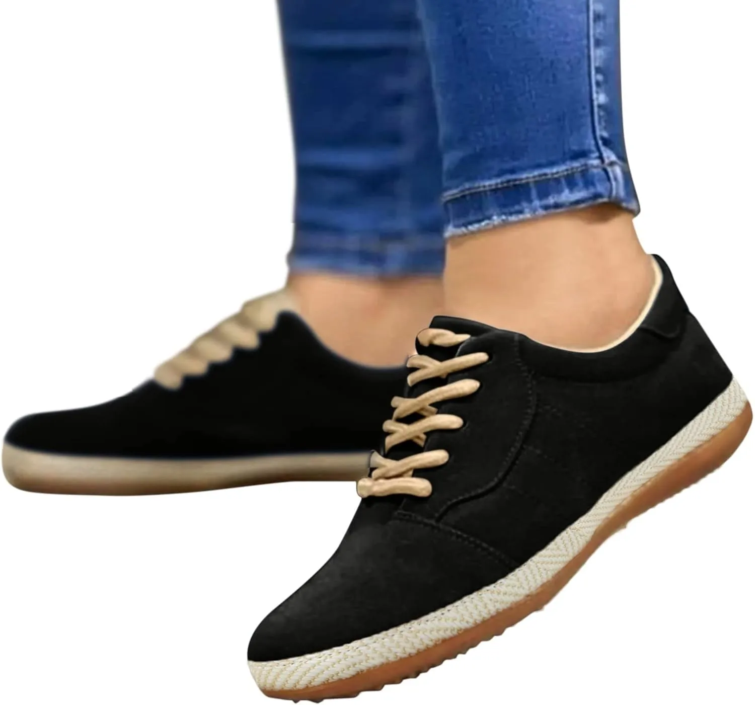 SBGMoSJ Womens Black Sneakers Size 9 Retro Womens Tennis Shoes Size 9w Nurse Shoes for Women Comfortable Wide Size 11w Walking Sneakers for Women White Tennis Shoes Women Size 9 Wide