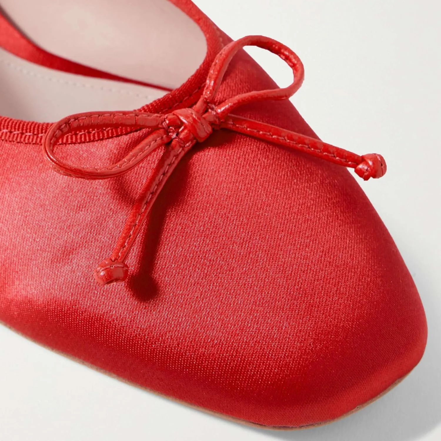 SHODENSE Women Satin Flats Shoes Bow Square Closed Toe Slip On Ballet Flats Slip On Comfortable Flat Heel Office Work Shoes Girls Driving Flats Club Church Spring Fall Dance Dress Flats 4-11 M US