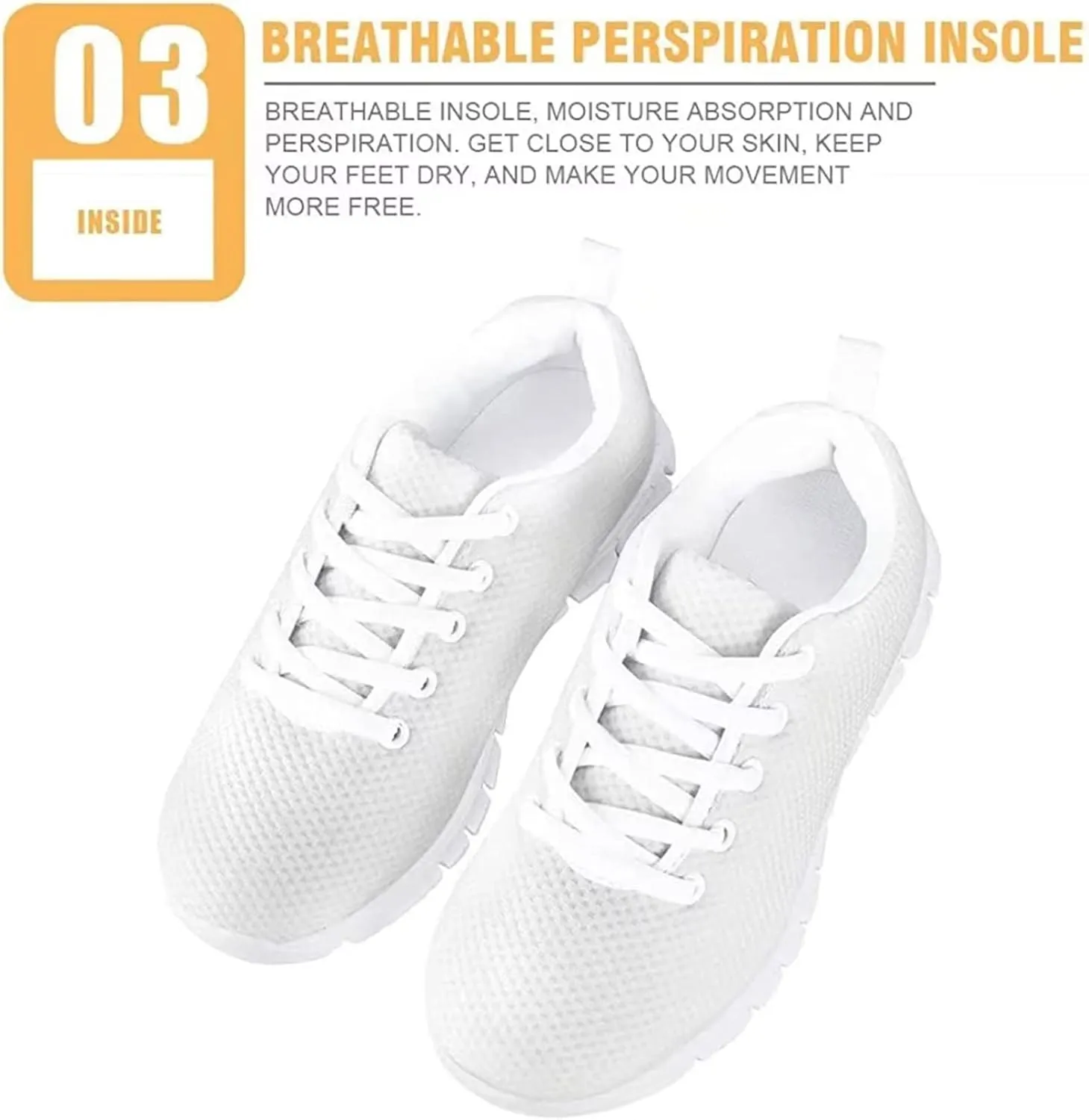 Showudesigns Boys Girls Shoes Kids Sneakers Lightweight