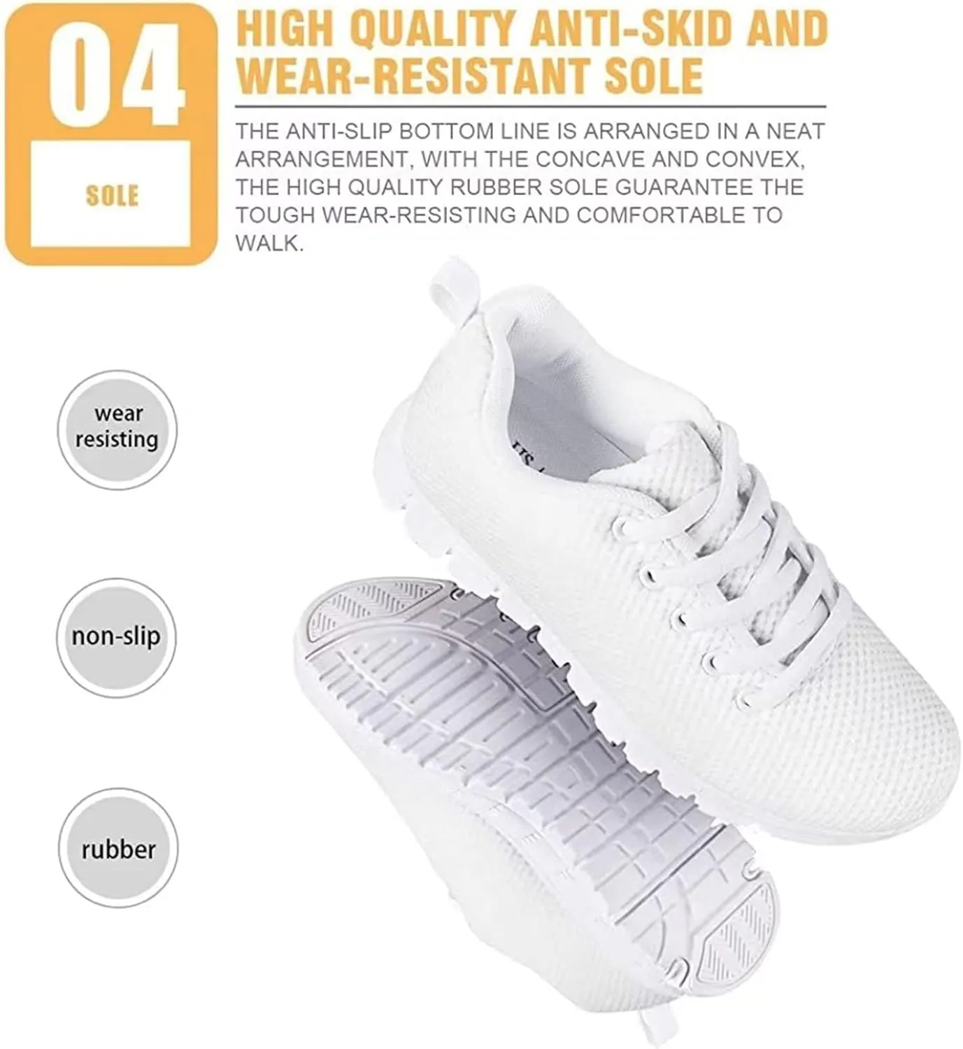 Showudesigns Boys Girls Shoes Kids Sneakers Lightweight