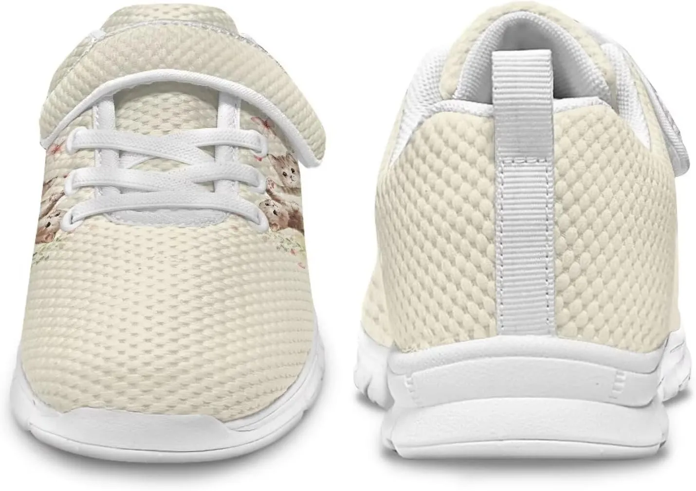 Showudesigns Slip On Sneakers for Kids Girls Running Tennis Shoes Gym School Exercise Trainers