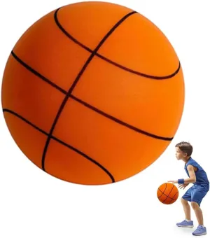 Silent Basketball, 2025 Upgrade Silent Basketball Dribbling Indoor,Dribble Dream Silent Basketball, Foam Basketball Indoor Training Quiet Ball（8.3in）