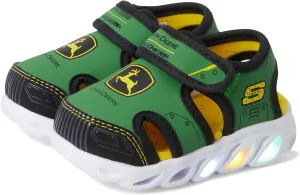 SKECHERS Boy's x John Deere: Hypno-Splash 407075N (Toddler) Sneaker, Green/Black, 10