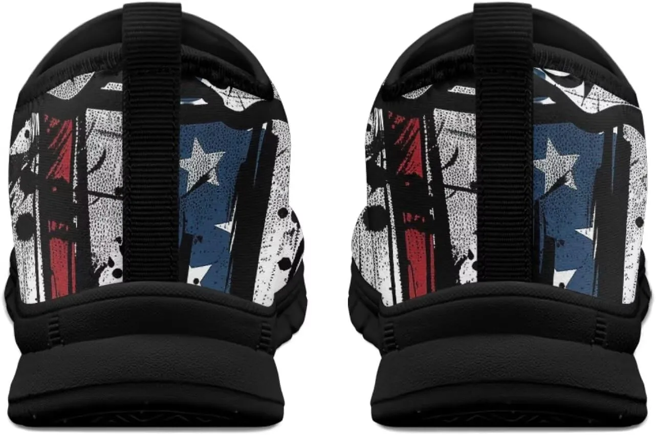 Skull Print Slip on Shoes for Men Women Loafers Hands Free Shoes Running Sneakers Breathable Walking Shoes