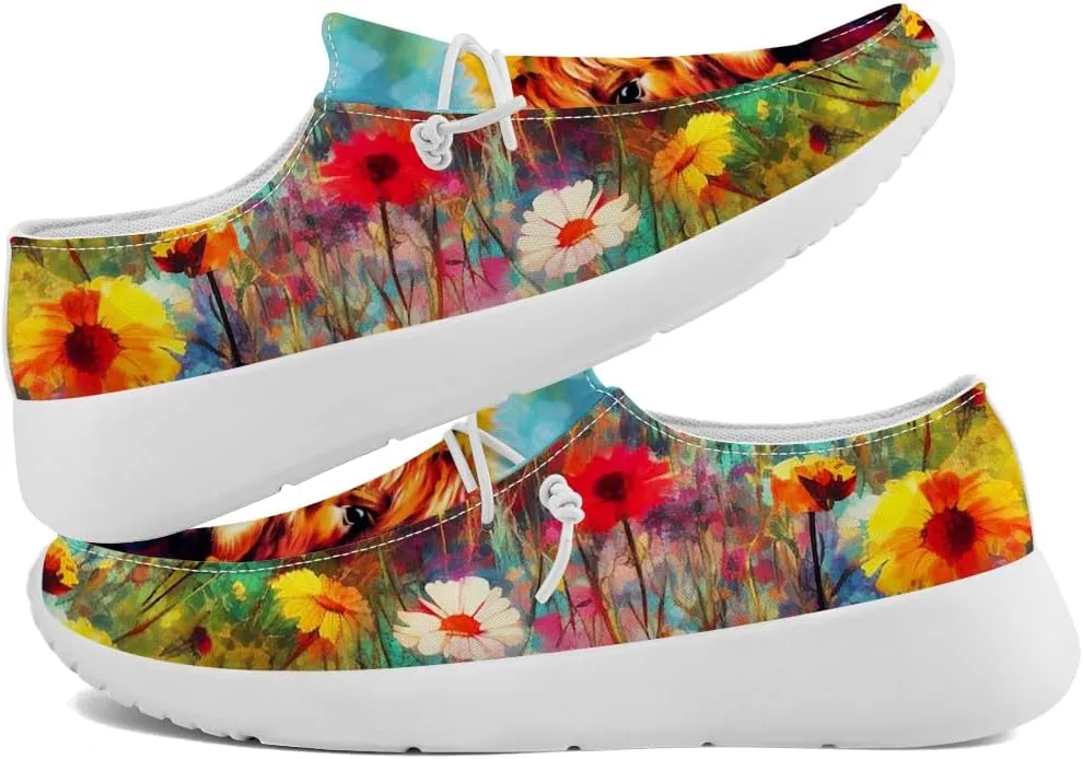 Slip-on Shoes Women Cow Loafers Walking Shoes Gifts for Women Men