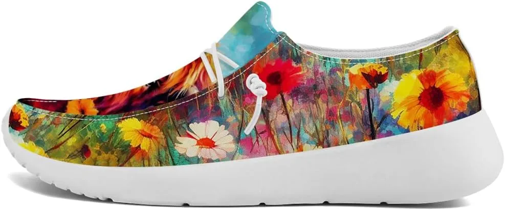 Slip-on Shoes Women Cow Loafers Walking Shoes Gifts for Women Men