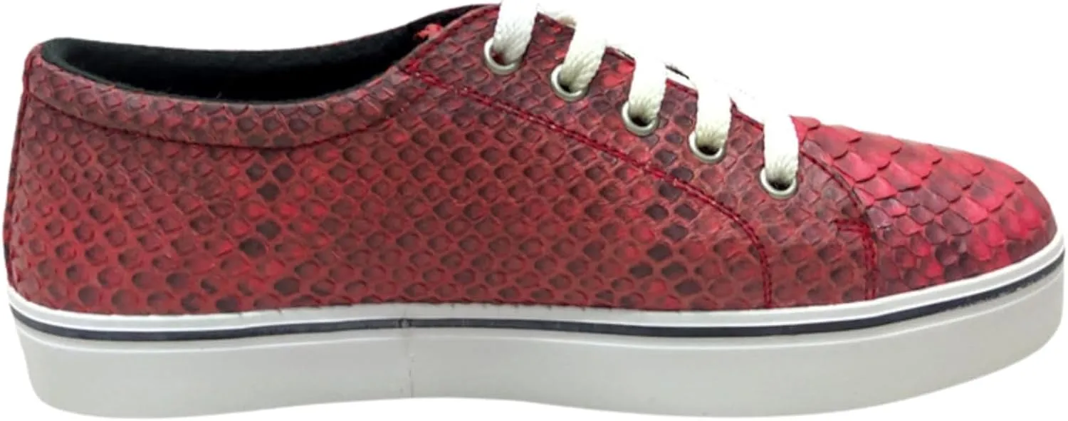 Snakeskin Low Top Platform Sneakers Shoes