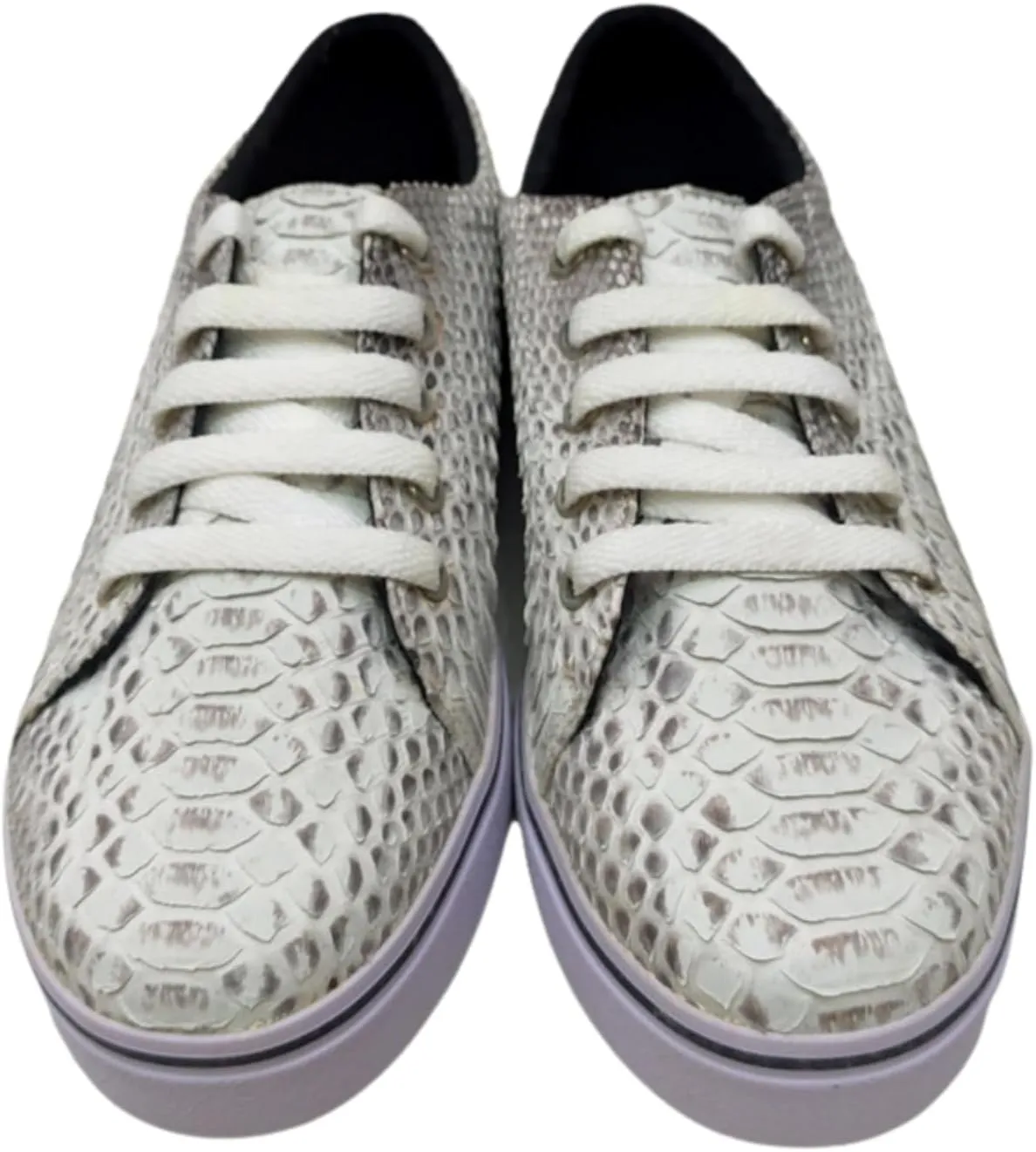 Snakeskin Low Top Platform Sneakers Shoes
