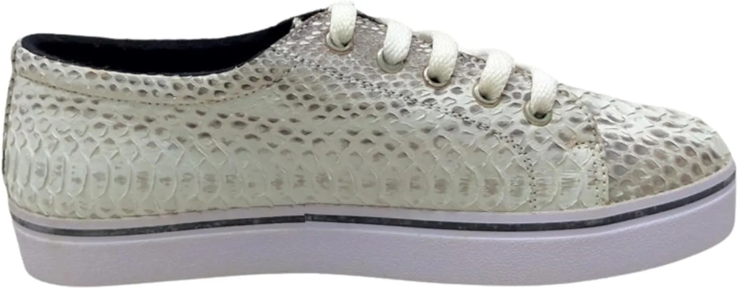 Snakeskin Low Top Platform Sneakers Shoes