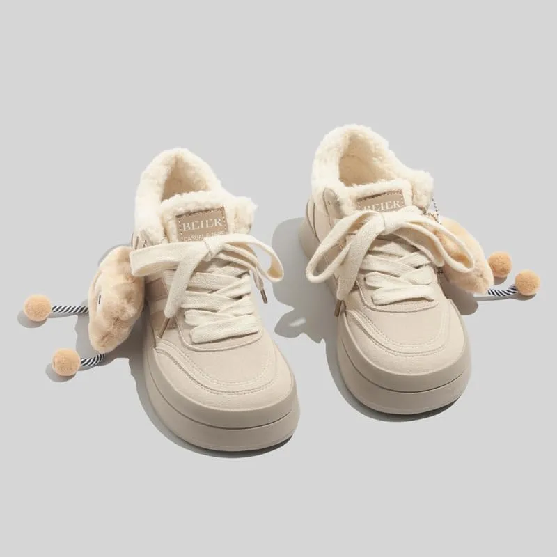 Snow Shoes Winter Boots Y2K Classic Platform Soft Comfortable Cute Decor Gift US4-8