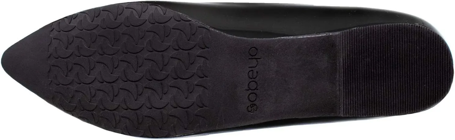 SOBEYO Women Ballet Flats Pointed Toe Slip On Closed Toe Shoes