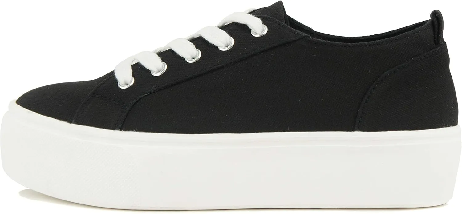 Soda Petal ~ Women Double Deck Bottom Sole Fashion Sneakers with Padded Comfortable Sock