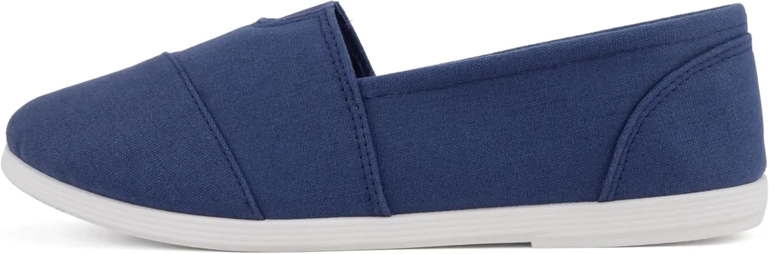 Soda Shoes Women's Obji Round Toe Casual Flat with Padded Insole