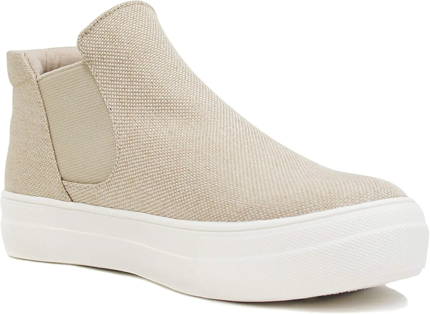 Soda Woods ~ Slip On High Top Twin Gore Double Layer Foam Padded Cushion Sock Fashion Sneakers