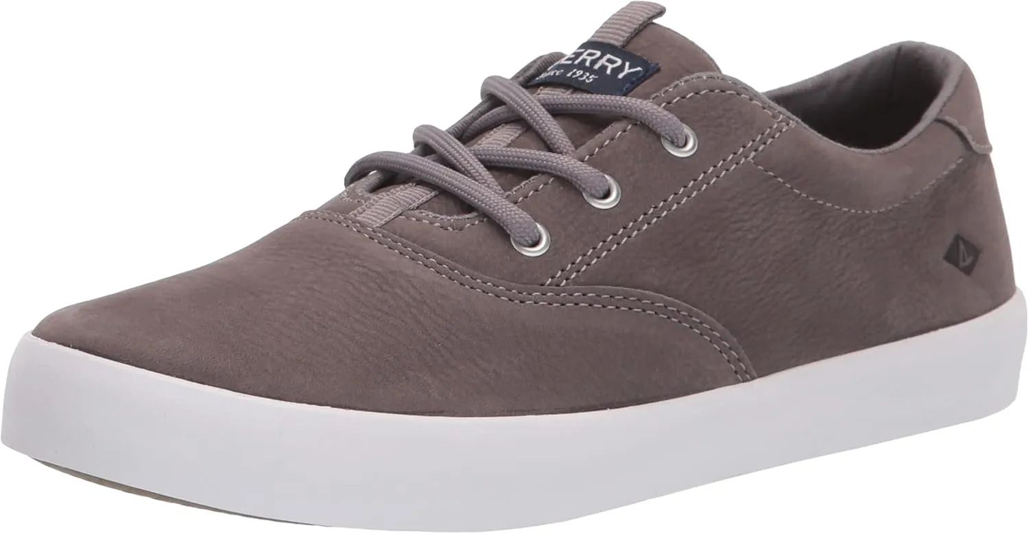 Sperry unisex child Spinnaker Washable Sneaker, Grey, 6.5 Big Kid US