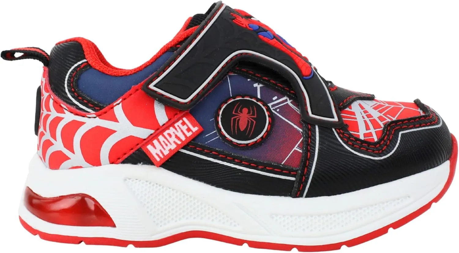 Spiderman Boys Lightup Sneakers Shoes for Kids Sizes 5-13
