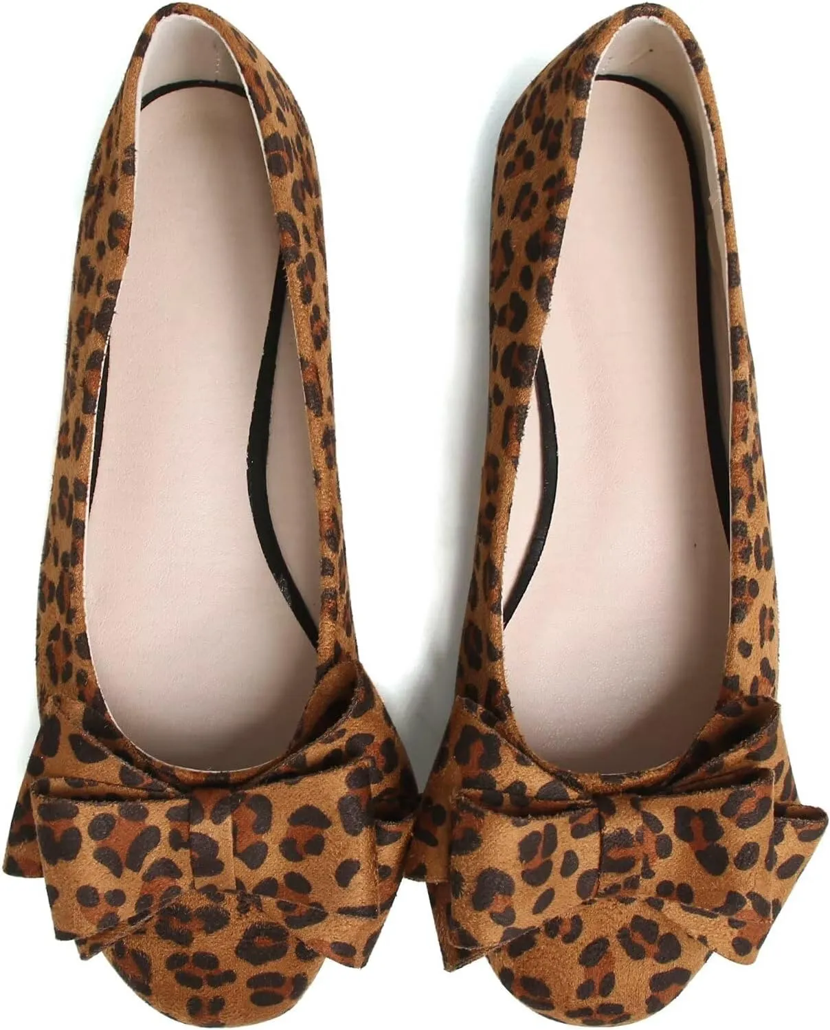 Stunner Women's Dress Flats Cute Round Toe Bowknot Flats Comfortable Ballet Flats Casual Slip On Flat Shoes