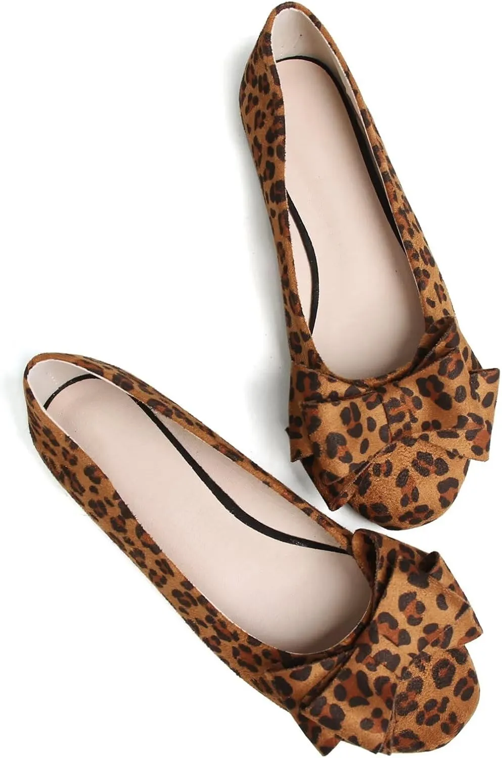 Stunner Women's Dress Flats Cute Round Toe Bowknot Flats Comfortable Ballet Flats Casual Slip On Flat Shoes